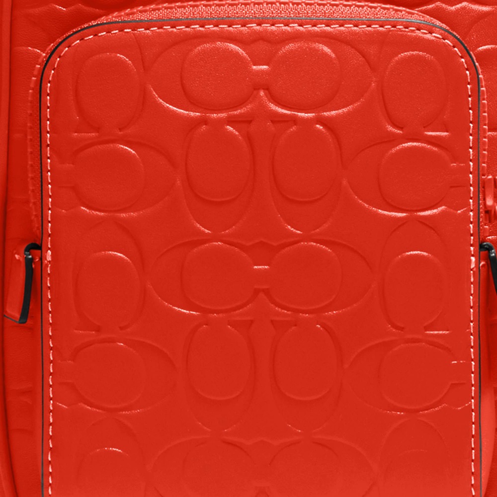 NWT Coach Outlet Track Pack 14 In Signature Leather - Picture 5 of 6